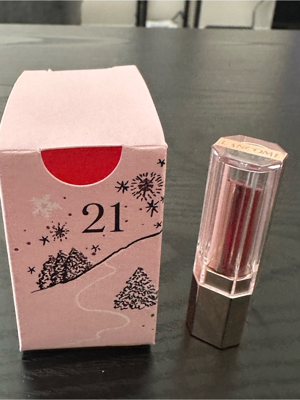 Lancôme Idôle Squalane-12 Butterglow Lip Balm Mini 30 Lisa’s Coral Glow NIB - Picture 7 of 7